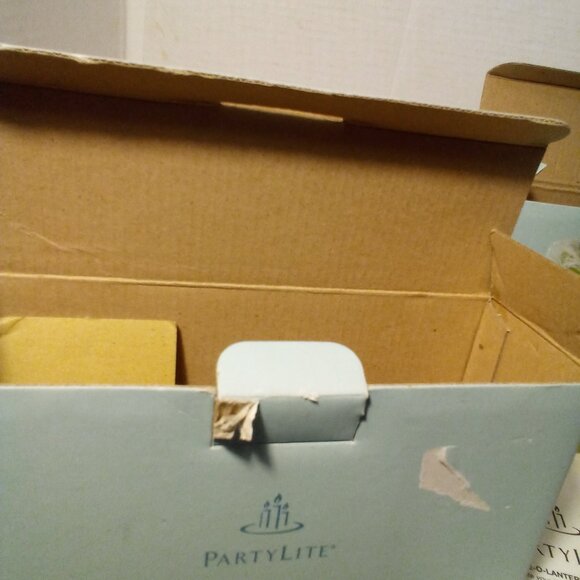 Partylite Change O Lantern Sleeve Set 2 Sets 6 Total Green Yellow Blue - Picture 8 of 9